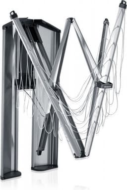 Brabantia WallFix Wanddroogrek - met Opberg-/Beschermbox - 24 m - Metallic Grey — thumbnail 4
