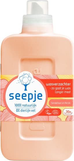 Seepje Wasverzachter Sandelhout & Perzik - 30 wasbeurten - 750 ml — thumbnail 1