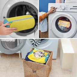 Herbruikbare Schoenwaszak met 360° Reiniging voor Schoenen - Waszak met Rits en Bescherming, Ideaal voor in de Wasmachine — thumbnail 5