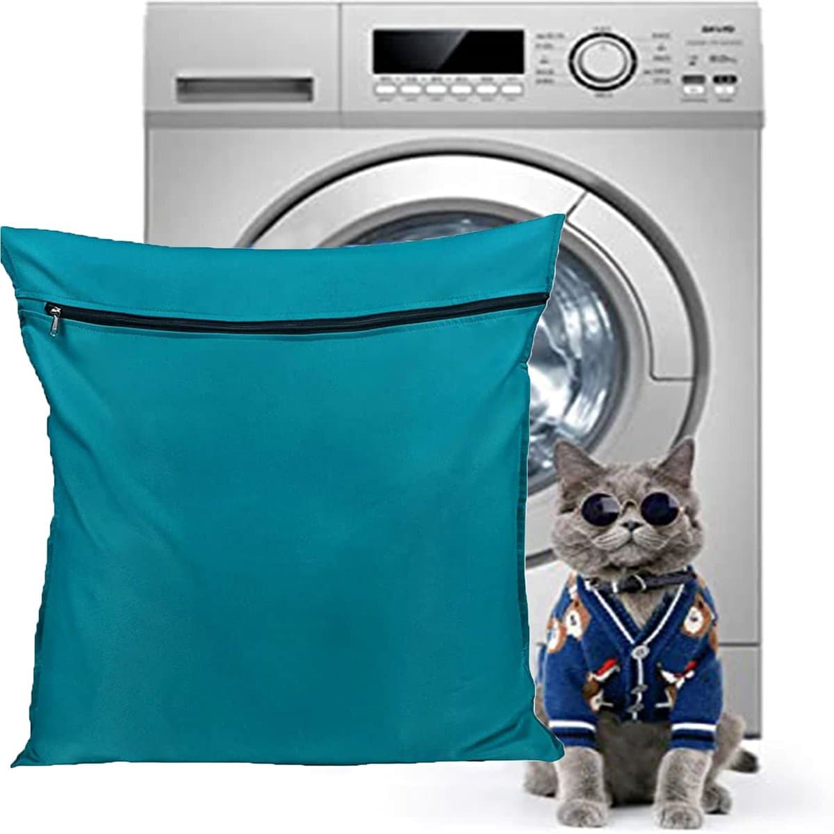 Dailygoods - Waszak voor Huisdieren - Isoleert Dierenharen in de Wasmachine — afbeelding 1
