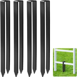 Dailygoods- Grondankers U-vormig - 4 stuks - Hoogwaardig staal - Voor rozenboogbevestiging - Stabiliteit - Afmetingen 30 x 2,9 x 2,1 cm - Tuinankers — thumbnail 1