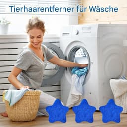 Dierenhaarverwijderaar Wasgoed - Pluisvanger Machine - Schoner Wassen - Absorbeert Haren Vezels - 3 Stuks - Blauw — thumbnail 4