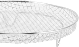 Dailygoods- Droogrek Stapelbaar - Set van 3 - Roestvrij Staal - Voor Luchtfriteuse - Vleesdehydratatie - Geschikt voor Drogen van Voedsel - Dehydrator — thumbnail 4