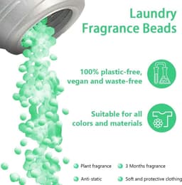 Geparfumeerde wasbolletjes van 500 g voor langdurige frisheid, geurige parels voor kleding, romantische groene geur voor de zomer — thumbnail 5