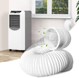 Afvoerslang - Airco slang - Mobiele airco - Flexibele lengte - 150 cm - Grijs — thumbnail 4