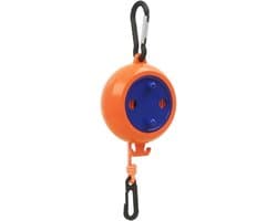 Intrekbare Waslijn - Draagbaar Droogrek - Kleding Drogen - Ruimtebesparend Ontwerp - 10 Meter - Oranje