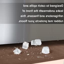 Siliconen Drupbak voor Koelkast 95x21.5cm - Antislip Beschermmat voor Koelkast, Wasmachine en Droger - Ideaal voor Vloerbescherming en Gemakkelijk Schoonmaken — thumbnail 3