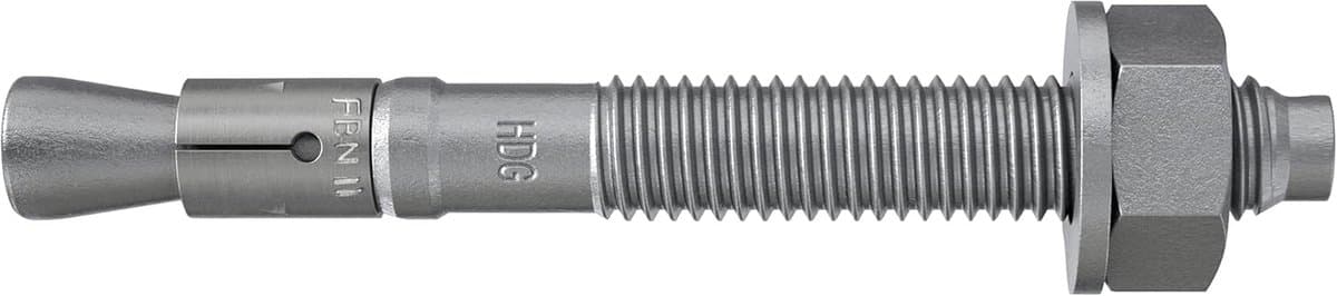 Boutanker - Stalen anker - Stevig bevestigen - Lange schroefdraad - 20/10 mm - Grijs — afbeelding 1