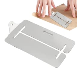 Metalen Naaiclips - Zoomklem Liniaal - Nauwkeurig Naaien - Dubbel Naadgeleidingssysteem - 3 mm - Zilverkleurig — thumbnail 1