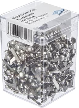 Monsterzakklemmen - Sluitclips - Zakken Sluiten - Ronde Kop - 500 stuks - Zilver — thumbnail 3