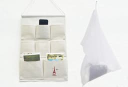waszak met trekkoord voor fijne was, wasmachine, reizen, universiteit, vuile kleding/net groot formaat heavy duty herbruikbare deur opvouwbaar/kledingstuk wit 2 stuks — thumbnail 3
