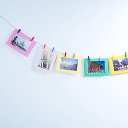 eBoot Mini Gekleurde natuurlijke houten knijpers wasknijpers kleding fotopapier peg pin kracht clips met koord, 100 stuks — thumbnail 4