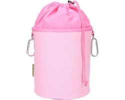 Was Knijperzak - Kledinghanger Tas - Kleding Drogen - Extra Groot Canvas - 20 x 17 x 10 cm - Roze