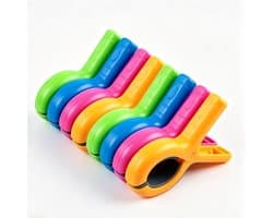 8 stuks handdoekklemmen voor strandstoelen, groot, winddicht, strandhanddoekclips, sterke handdoekklemmen voor ligstoelen, badhanddoek, beddengoed, kleding, multifunctionele handdoekclips