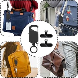 Mobiel veiligheidssysteem - Uittrekbaar met staal kabel - Met pauzeschakelaar - Ideaal voor buitenactiviteiten - ShopVlot — thumbnail 5