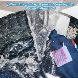 Kleine waszakken set van 6, herbruikbare mesh tasjes voor delicate kleding, ideaal voor reizen en thuisgebruik, beschermt sokken en handschoenen — thumbnail 3