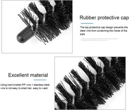 SnelShoppen - Reinigingsborstel voor droger ventilatie, pluisfilter, pluisverwijderaar, spoelborstel 70.5 cm, wasmachine en droger — thumbnail 5