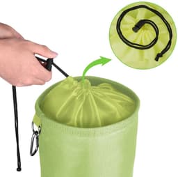 Wasserbestendige Wäscheklammer Beutel voor 150-200 Klemmen - Groen — thumbnail 5