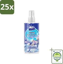 25 x At Home - Wash - Textielverfrisser - Fresh Cotton - Neutraliseert Onaangename Geuren - 300 ml - Grootverpakking - Textielverfrisser - Katoengeur - Geur Neutraliseren - Kleding Verfrissen - Stoffen Verfrissen — thumbnail 1