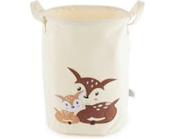 Wasmand Baby Herten Grote Opbergmand Kinderen Katoen en Waterafstotende Opbergmand Kinderkamer Wasmand Speelgoedmand voor Meisjes