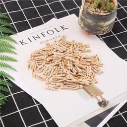 Stevige 2,5 cm Mini Houten Knutsel Wasknijpers 100 stuks — thumbnail 1
