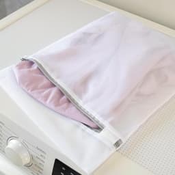 SnelShoppen - 3 Stuks Fijne Wasnetten, Reusable Mesh Laundry Bags voor Kleding, Jassen, Laken, Lingerie, Met Verborgen Rits, Bescherming voor Wasmachi — thumbnail 3