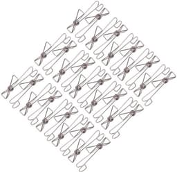 Metalen Foto Clips - Multifunctioneel - 30Pcs - Roestvrij staal - Kleding Hangers - Ideaal voor sokken, handdoeken en foto's — thumbnail 3