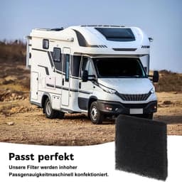 2 Stuks Actieve Koolstoffilter 128x99x22mm voor SOG Afzuigsysteem — thumbnail 4