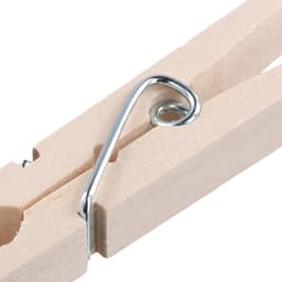 200pcs 8.5x1cm Wooden Clothespins Bulk, Non-slip Spring Bamboo Clothespins, Wooden Cloth Pegs for Hanging Clothes - ShopVlot — thumbnail 3