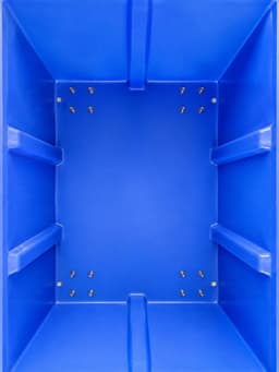 Wasmand met wielen voor wasserij en stomerij - 600 Liter - 1100mm x 800mm x 870mm (LxBxH) — thumbnail 5