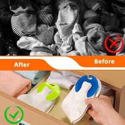 Thijox - 48 Stuks Sokkenklemmen voor Wasmachine, Kunststof Sokkenclips, Wasknijpers voor Sokken in 4 Kleuren, Handige Organizer voor Thuis, Camping en — thumbnail 2