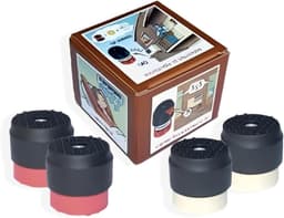 Trillingsdemper - Veer Demper - Airco Buitenunit - Ingewerkte Veren - 70-120kg - Zwart — thumbnail 1