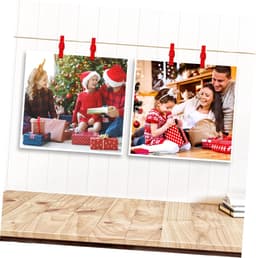 Mini Wasknijpers - Houten Clips - Decoratie Ophangen - Stevige Houten Constructie - 2.5 cm - Rood — thumbnail 3