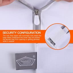 Mesh Waszak voor Wasmachine met Rits, Ideaal voor Delicate Kleding, Lingerie en Kleine Speelgoedstukken, Beschermt en Organiseert Wasgoed tijdens het Wassen en Drogen — thumbnail 3