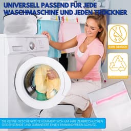 Pro Heat 2 stuks waszak - waszak voor schoenen - waszakken voor schoenen - 2 herbruikbare wasnetten met ritssluiting. — thumbnail 2