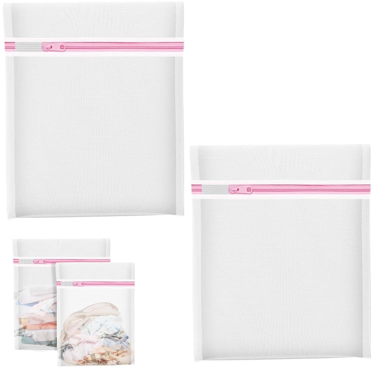 Wasnet groot 90 x 90 extra grote waszak mesh waszakken herbruikbare en duurzame mesh waszakken voor gordijnen jassen donsjassen tapijten badhanddoeken — afbeelding 1