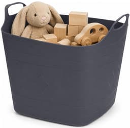 Excellent Houseware Flexibele emmer - zwart - 15 liter - kunststof - vierkant - 37 x 30 cm — thumbnail 5