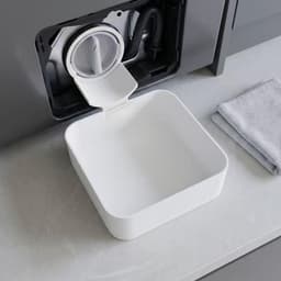 Wasmachine Lekbak - Wateropvangbak - Vloer Beschermen - Lekvrije Aansluiting - 13 x 13 cm - Wit — thumbnail 3