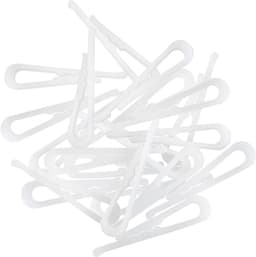 Wasknijpers - Kledingclips - Kleding Vasthouden - Met Tanden - 2000 Stuks - Wit — thumbnail 1