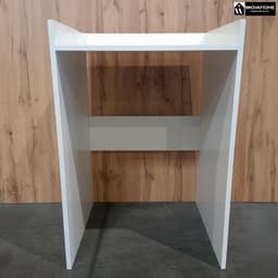 Wasmachine Kast - Ombouw Meubel - Badkamer Organisatie - Geluiddempend Ontwerp - 66x97x62 cm - Mat Wit — thumbnail 4
