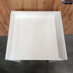 Wasmachine Kast - Ombouw Meubel - Badkamer Organisatie - Geluiddempend Ontwerp - 66x97x62 cm - Mat Wit — thumbnail 3