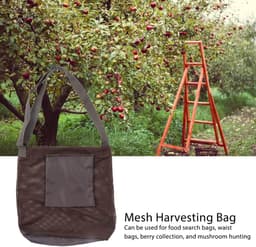 Oogsttas - Plukzak - Fruit Verzamelen - Verstelbare Band - 42x45cm - Khaki — thumbnail 3