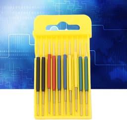 IC Test Haak Clips - Testpennen Set - Elektronica Reparatie - Intrekbare Veer - 10 Stuks - Multicolor — thumbnail 2
