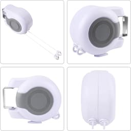 Draagbare Waslijn - Reis Waslijn - Kleding Drogen - Intrekbaar Ontwerp - 15 meter - Meerkleurig — thumbnail 4