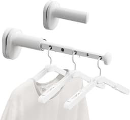 2-Pack Reis Droogrek Klein Opvouwbaar Wanddroger Uitbreidbaar Ruimtebesparend voor Kleding Camping en Hotels — thumbnail 1