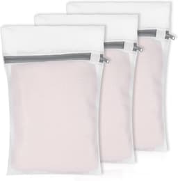 3x Mesh Waszakken 30x40cm voor Wasmachine, Wasnet met Rits, Ideaal voor Delicate Kleding en Ondergoed — thumbnail 1