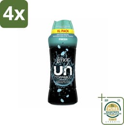 Lenor Unstoppables - Geurbooster - Fris - Non-Stop Frisheid - Grootverpakking - Voordeelverpakking - 4 stuks - Geurbooster - Langdurige geur — thumbnail 1