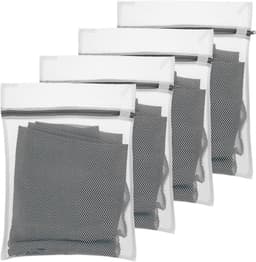 Wasnetjes met ritssluiting - Wit - 30 x 20 cm - Polyester kleine waszakken - Voor delicate kledingstukken — thumbnail 1