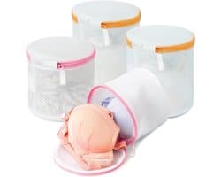 Wasnetjes met ritssluiting - 4 sets wasnetten voor beha's - Mesh waszakjes - Bescherming voor delicate lingerie