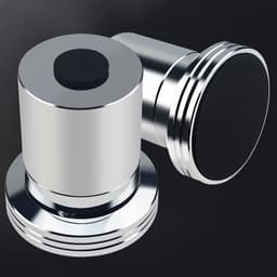 Schokabsorberende Voetjes - Trillingsdempers Stabilisatoren - Apparatuur Stabiliseren - Verstelbare Hoogte - 4 stuks - Zilver — thumbnail 4